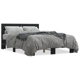 Bed Frame without Mattress Black 135x190 cm Double 3280122