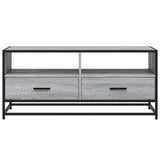 ZNTS Coffee Table Grey Sonoma 100x50x45 cm Engineered Wood and Metal 848787