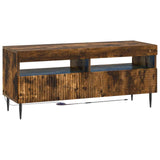 3 Piece LED TV Cabinet Smoked Oak Engineered Wood 3416683