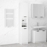 Bathroom Cabinet White 32x34x188.5 cm Engineered Wood 811322