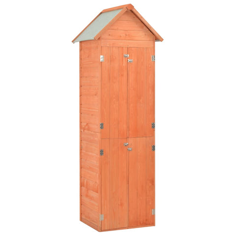 Garden Storage Shed 71x60x213 cm Wood 170649