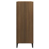Sideboard Brown Oak 69.5x32.5x90 cm Engineered Wood 817380