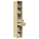 Highboard Sonoma Oak 30x42.5x185 cm Engineered Wood 846238