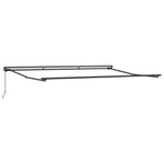 Retractable Awning Manual Multicolour Stripe 450x300 cm Fabric 3330953