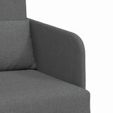 Sofa Bed Dark Grey 65 x 80 x 83 cm Fabric 4106638