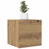 Wall Mounted TV Cabinet 2 pcs Artisan Oak 30.5x30x30 cm 856415