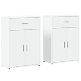 Sideboards 2 pcs White 60x30x84 cm Engineered Wood 3276595