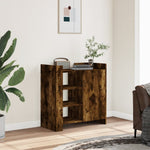 ZNTS Sideboard Smoked Oak 73.5x35x75 cm Engineered Wood 848406