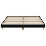 Bed Frame without Mattress Black 180x200 cm Super King Engineered Wood 832014