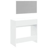Dressing Table with Mirror White 80x39x80 cm 840702
