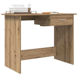 Desk with Drawer Artisan Oak 100 x 50 x 76 cm Engineered Wood 875249