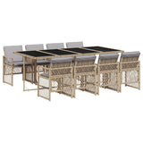 Garden Dining Set Beige 3210744