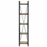 5-Tier Bookcase 40x30x180 cm Solid Reclaimed Wood 320629
