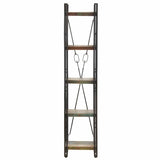 5-Tier Bookcase 40x30x180 cm Solid Reclaimed Wood 320629