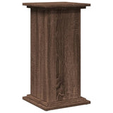 Display Stand with Storage Brown Oak 31x30x60 cm Engineered Wood 854622