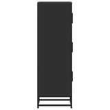 Highboard Black 35.5x35x106.5 cm Engineered Wood and Metal 849064
