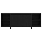 TV Cabinet 130 x 35 x 50 cm Black Oak Engineered Wood 862710