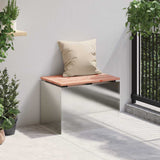 Garden Bench Silver 60 x 40 x 43 cm Stainless steel 874895