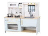 Pretend Play Kitchen, Kids Kitchen Playset with Light & Sound Stove, Turning Knobs, Cooking T3398P422389
