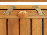 Storage Bench Natural wood Solid Acacia Wood Medium Storage Bench 310280