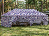 Pop-up Gazebo with 4 Sidewalls 3 x 6 m Blue Camouflage 42036833