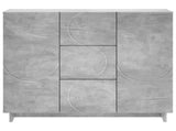 Sideboard Concrete Grey 85.5 x 31 x 75 cm Engineered Wood 8011552