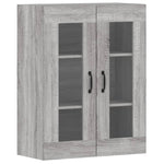 Wall Mounted Cabinets 2 pcs Grey Sonoma Engineered Wood 3197911