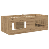 Kids'High Bed Frame 2 pcs Artisan Oak 90 x 190 cm 3422586