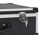 CD Case for 60 CDs Aluminium ABS Black 91857