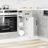 Kitchen Base Cabinet Kalmar Concrete Grey Engineered Wood 853461