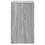 ZNTS Bedside Cabinets with LED Lights 2 pcs Grey Sonoma Engineered Wood 852009