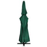 Garden Parasol Green 100% Polyester with PA coating, Aluminium, Steel 47371