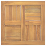 Square Table Top 50x50x2.5 cm Solid Wood Teak 316156