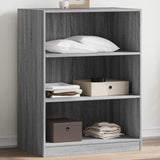 Wardrobe Grey Sonoma 77x48x102 cm Engineered Wood 840826