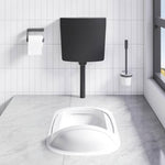Toilet Cistern with Bottom Water Inlet 3/6 L Black 148012