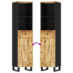 3 Piece Bathroom Furniture Set Solid Wood Mango 3200637