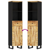 3 Piece Bathroom Furniture Set Solid Wood Mango 3200637