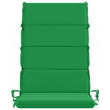 High Back Chair Cushion GEMERT 4 pcs 100% Polyester Green 946096