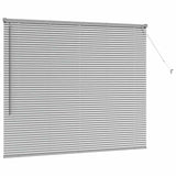 Venetian Blinds Height Adjustable Silver 130 x 155 cm Aluminium 42005908