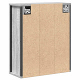 Bathroom Wall Cabinet with Mirror Grey Sonoma 50x21x60 cm 861905