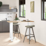 Bar Table Legs White 2 pcs 50x cm Steel 4013341