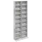 CD Cabinet 2 pcs Concrete Grey 33 x 23.5 x 175 cm 8012649