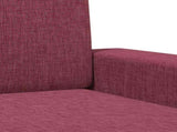 Armchair Wine Red Fabric 42043457