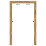Outdoor Shower 226 cm Solid Acacia Wood and Stainless Steel 903115