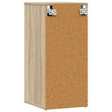 Shoe Cabinets 2 pcs Sonoma Oak 32x35x70 cm Engineered Wood 808961