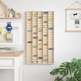 Wall Display Case Beige 50 x 4.5 x 96 cm Engineered Wood 42015614