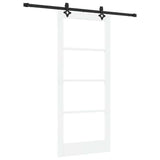 Sliding Door Manual ORKDAL White 86 x 198.5 cm Wood and metal 3332172