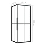 ZNTS Shower Cabin ESG 80x70x180 cm 150773