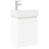 Bathroom Vanity Unit with Tap White 45.5 x 22.5 x 84 cm 889501