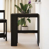 Bar Table with Racks Black Oak 90x40x103.5 cm Engineered Wood 868076